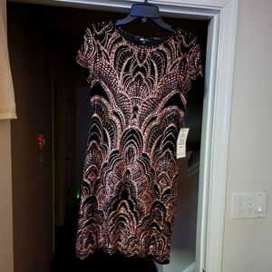 Women's Jump Apparel Dress Black/Gold
